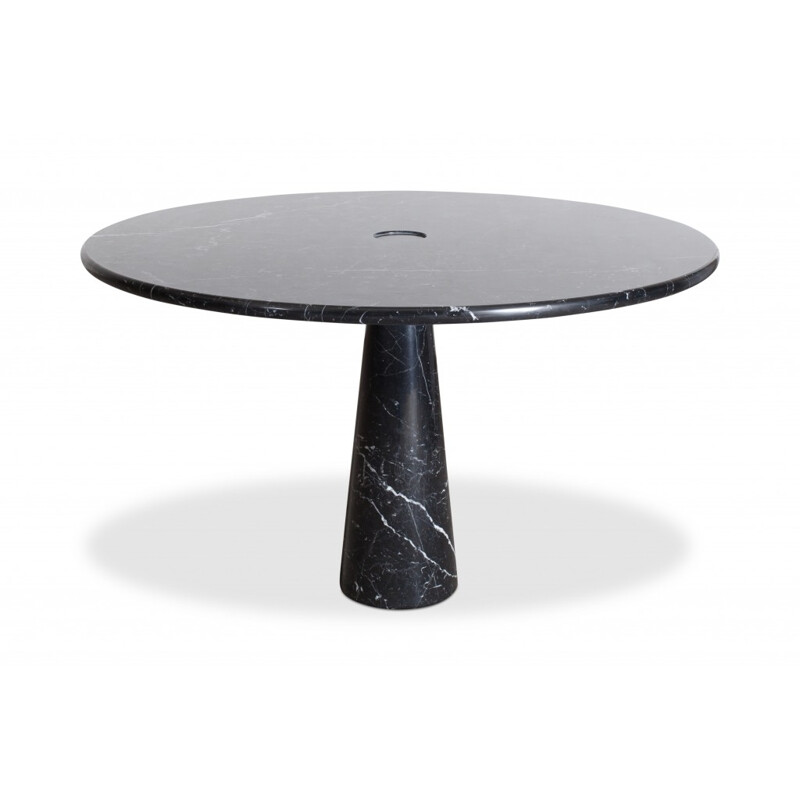 Eros round marble dining table by Angelo Mangiarotti - 1970s