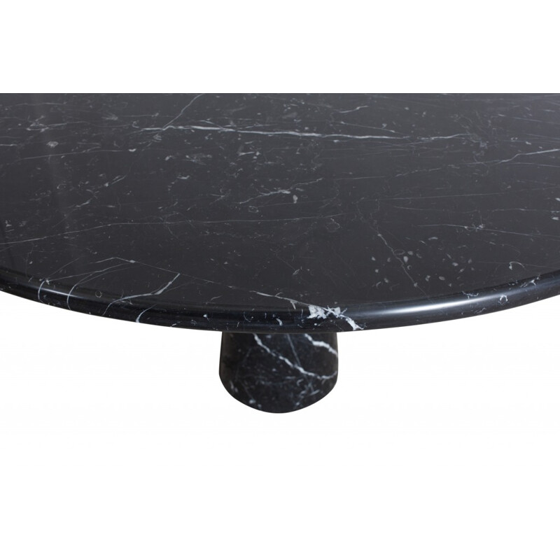 Eros round marble dining table by Angelo Mangiarotti - 1970s