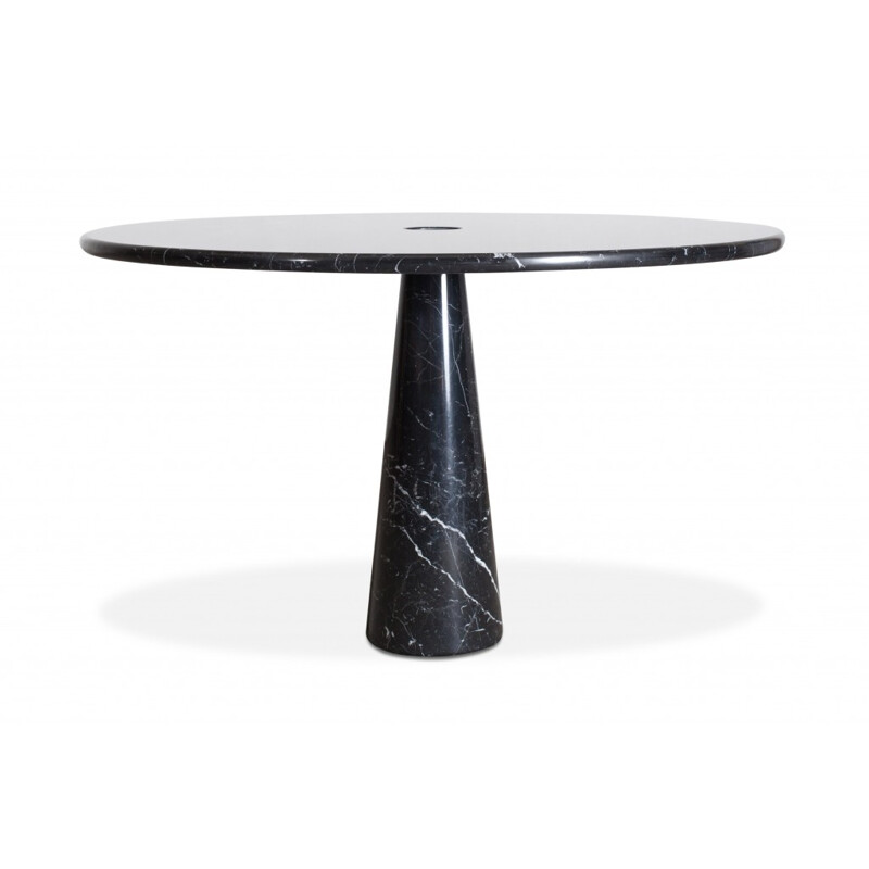 Eros round marble dining table by Angelo Mangiarotti - 1970s