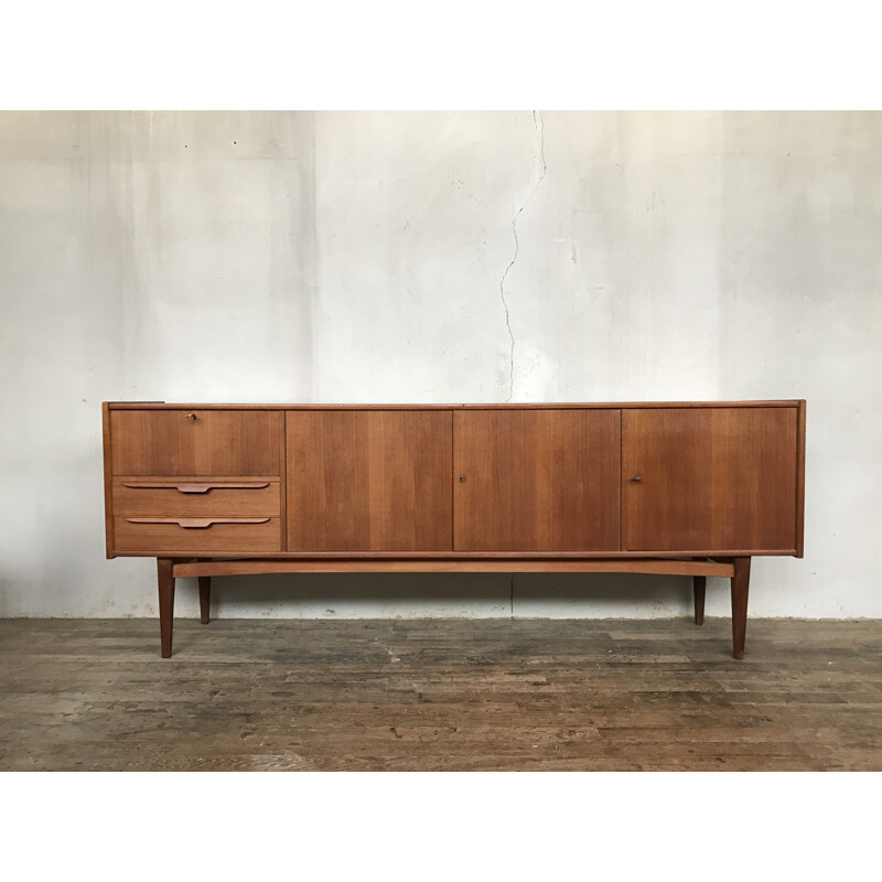 Scandinavian vintage teak sideboard - 1960s