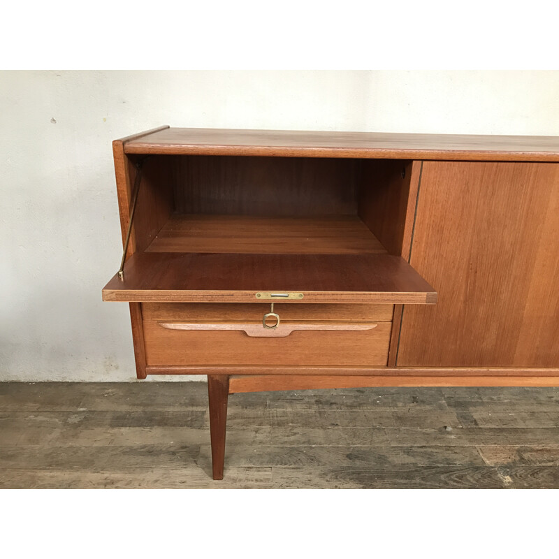 Scandinavian vintage teak sideboard - 1960s