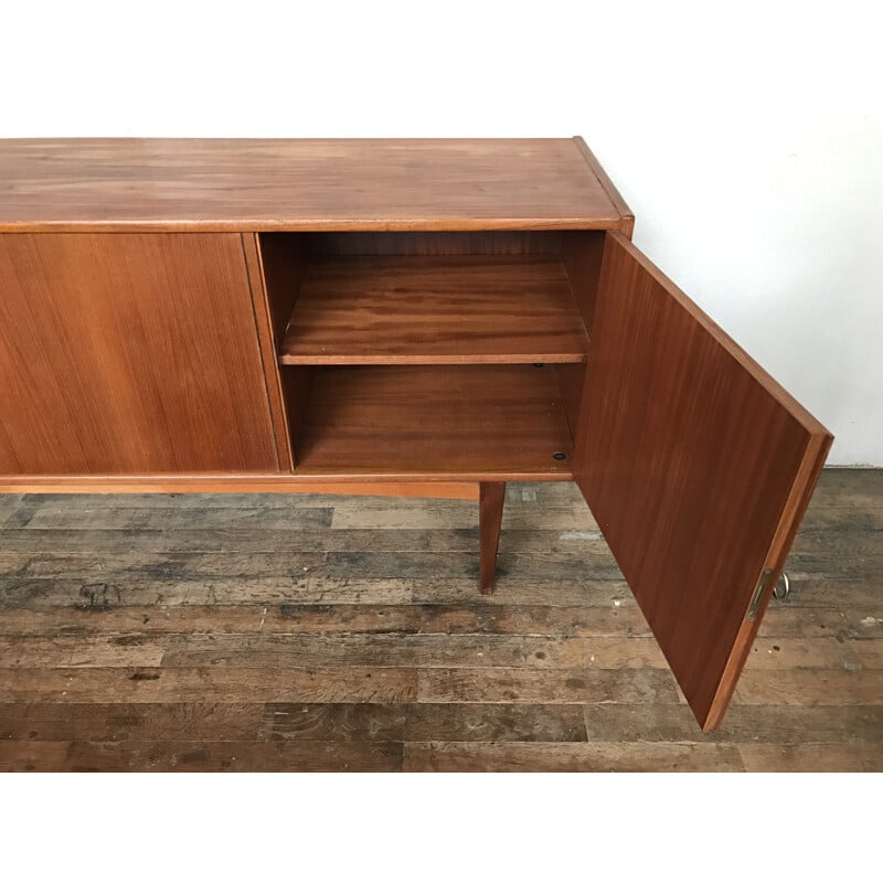 Scandinavian vintage teak sideboard - 1960s