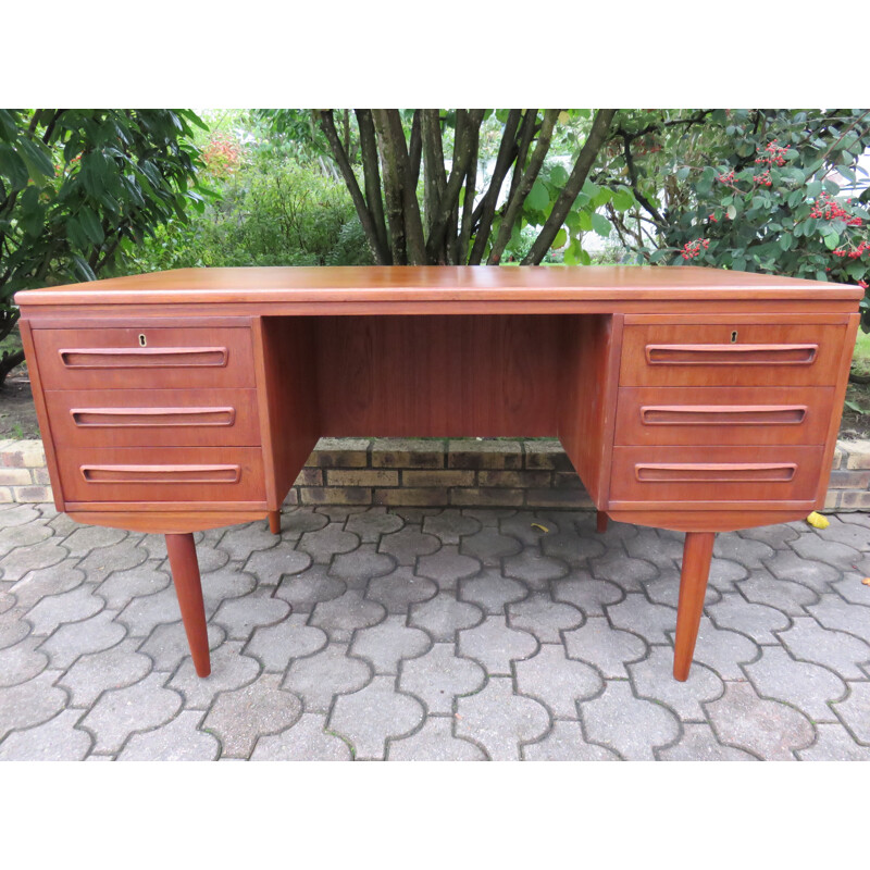 Bureau danois en teck - années 60