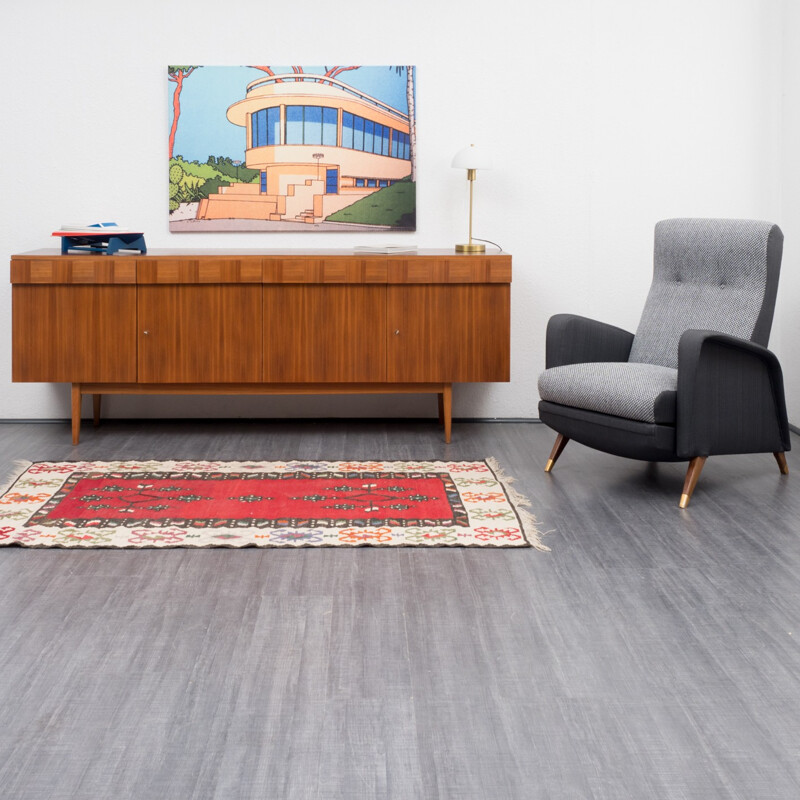 Walnut sideboard professionally restored - 1960s