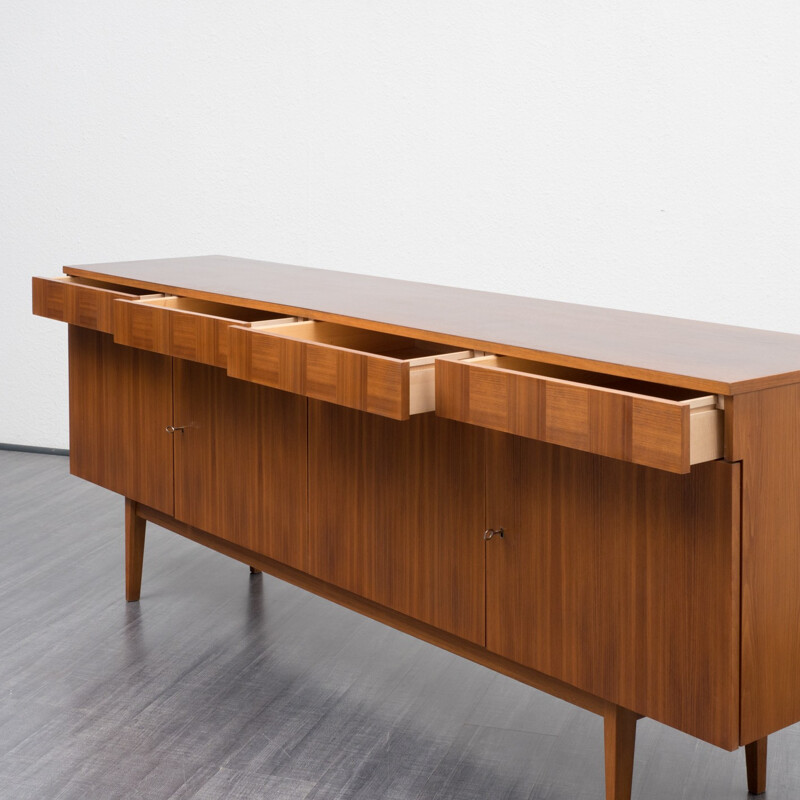 Walnut sideboard professionally restored - 1960s