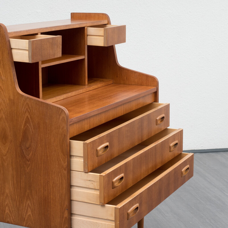 Scandinavian style teak desk - 1960s