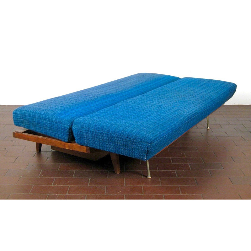 Scandinavian design blue daybed - 1950s