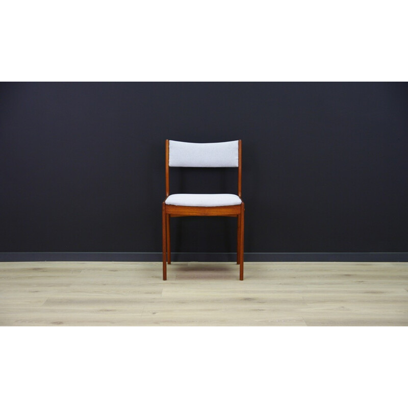 Chaises en teck vintage classique au design scandinave - 1960