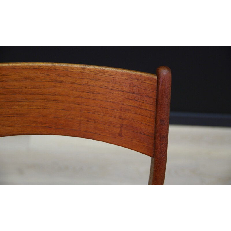 Retro vintage teak chairs for Funder-Schmidt & Madsen - 1960s