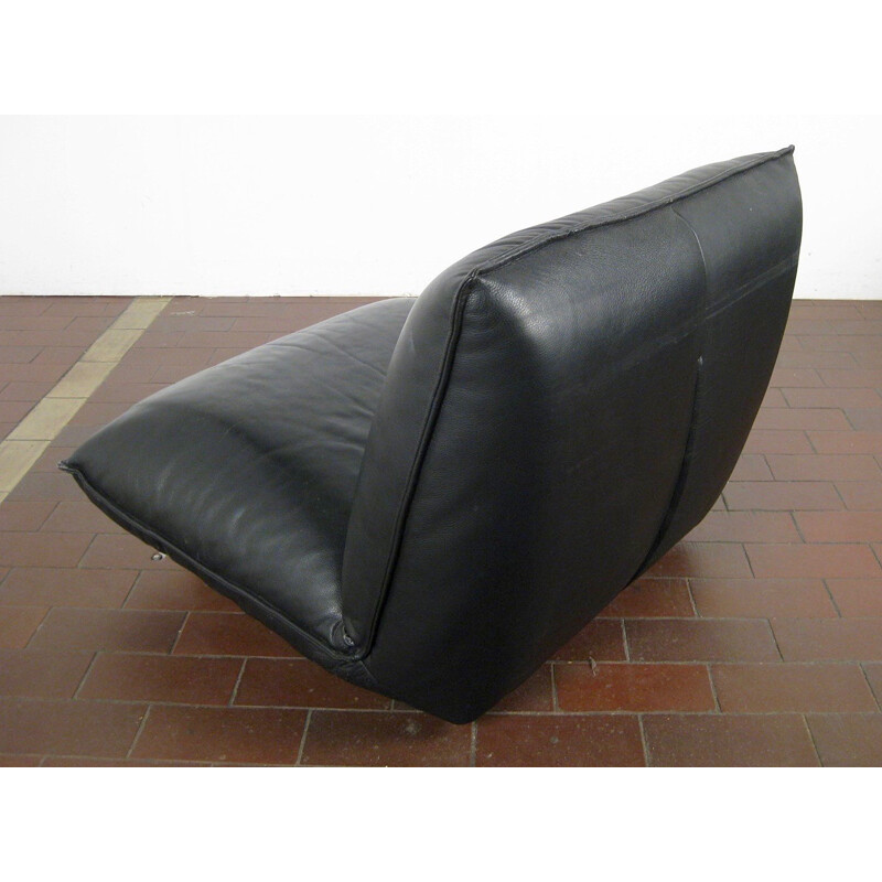 Mid-century Scandinavian leather sofa - 1970s