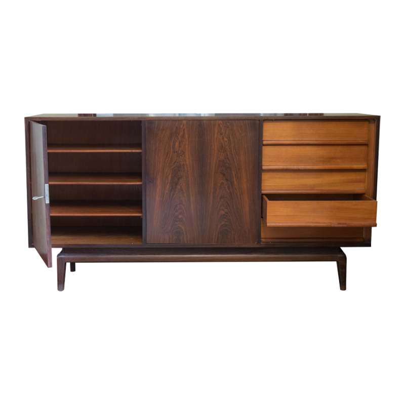 Vintage Danish Rosewood Sideboard - 1970s