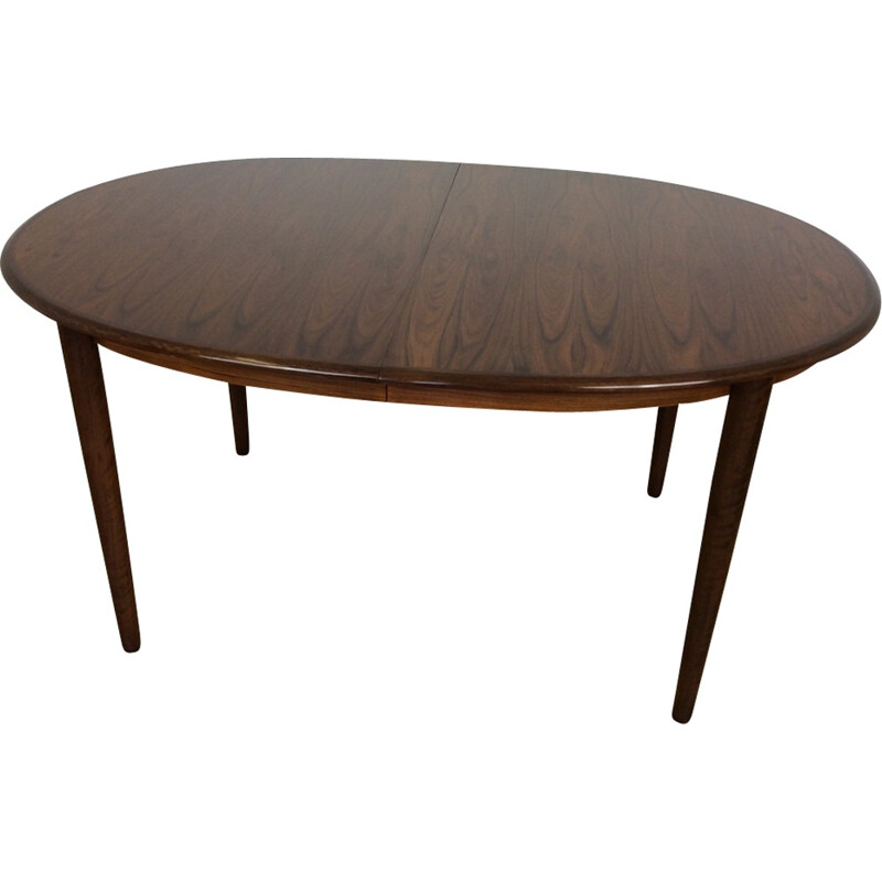 Vintage rosewood extendable dining table - 1960s