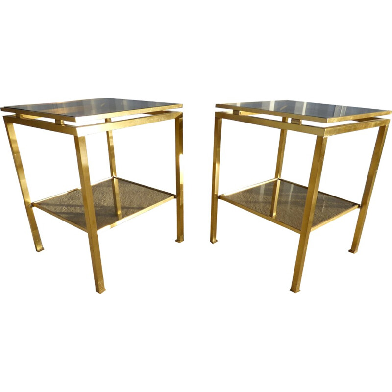 Pair of side tables by Guy Lefevre for Maison Jansen - 1960s