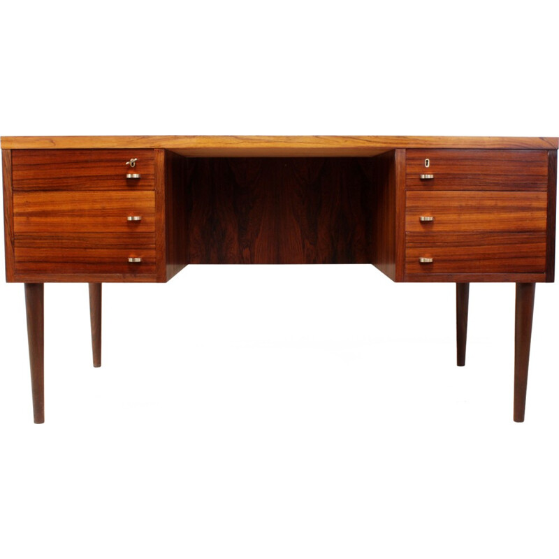 Vintage danish rosewood desk - 1960s