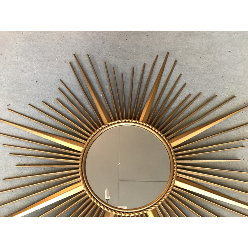 Large Vintage Mirror by Chaty Vallauris - 1960s