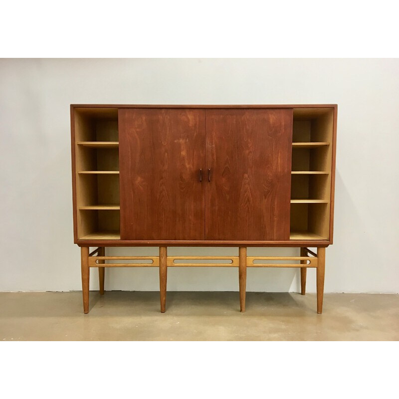 Model 90 Teak Cabinet by Illum Wikkelso for Soren Willadsen - 1950s