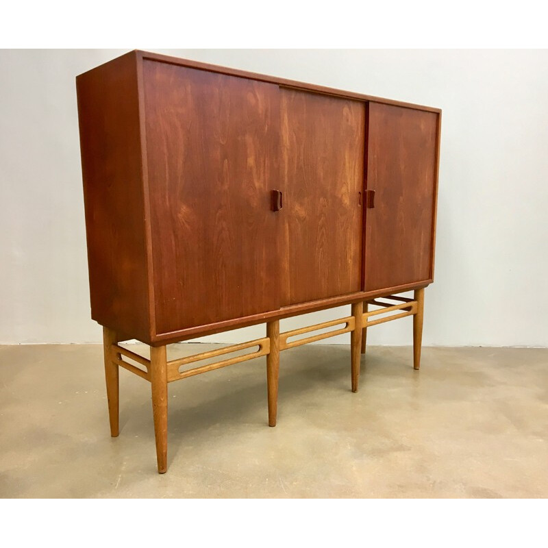 Model 90 Teak Cabinet by Illum Wikkelso for Soren Willadsen - 1950s