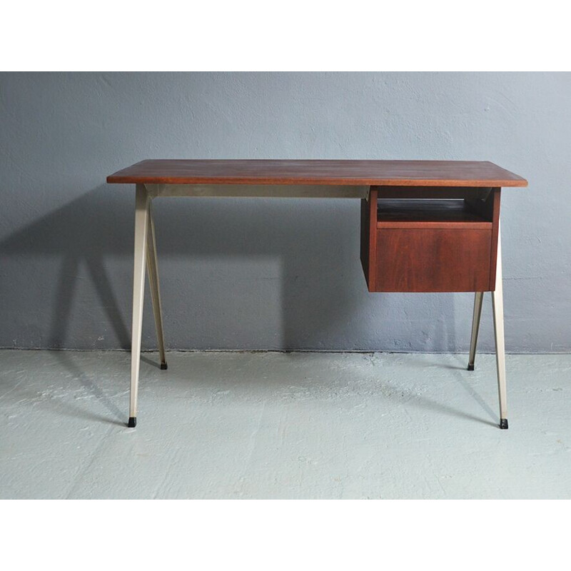 Vintage dutch Galvanitas desk - 1960s