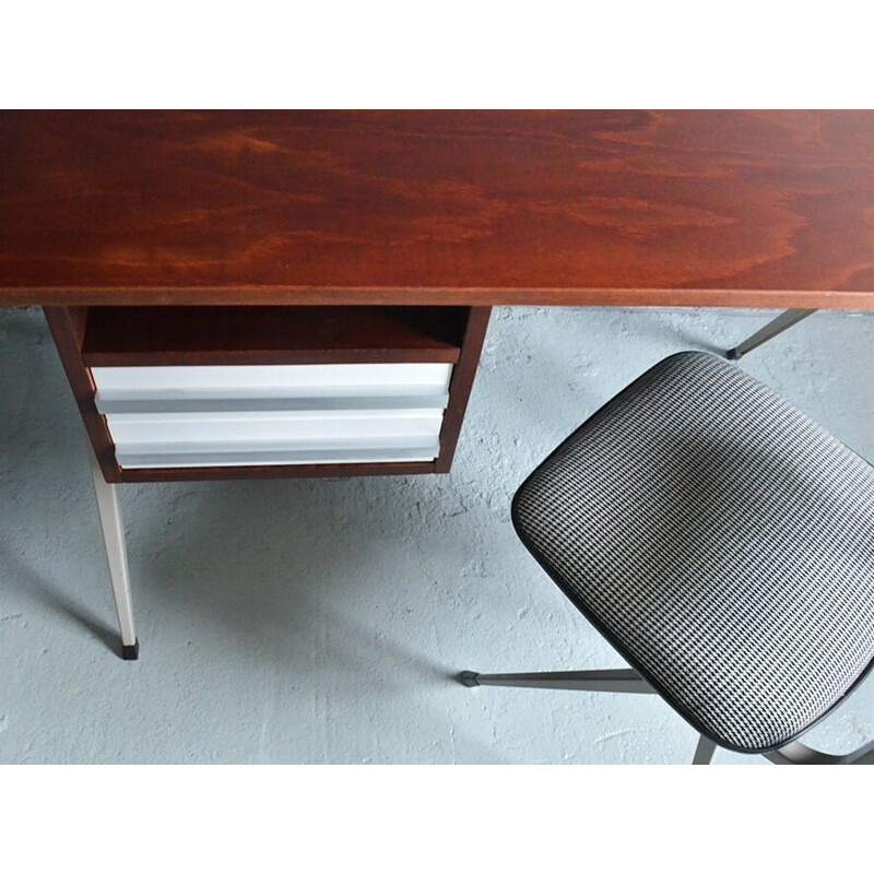 Vintage dutch Galvanitas desk - 1960s