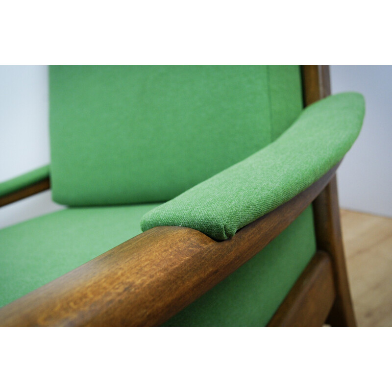 Vintage Green Armchair by Parker Knoll - 1960s