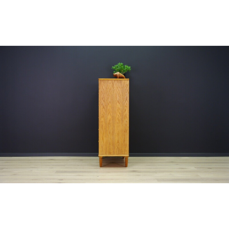 Vintage scandinavian chest of drawers in oak - 1960s