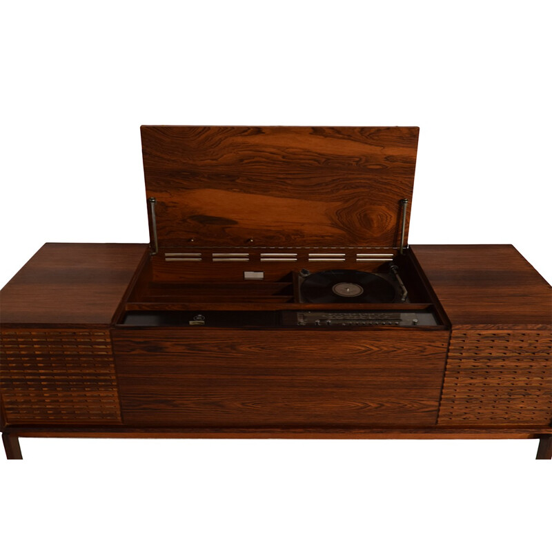 Danish stereo  console in rosewood model "Beomaster 1200 rg" by Bang&Olufsen - 1965