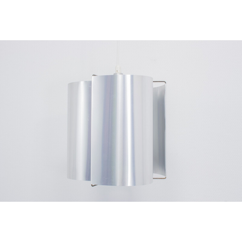 Modernist aluminum pendant lamp by Max Sauze - 1970s