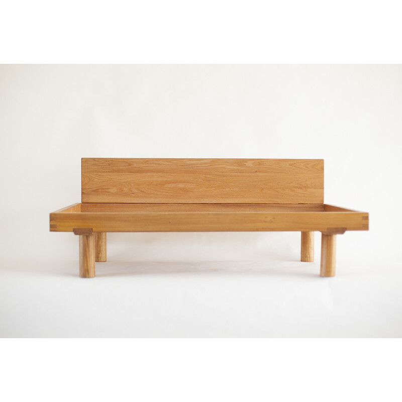 2-seater bench model "L09D" by Pierre Chapo - 1960s