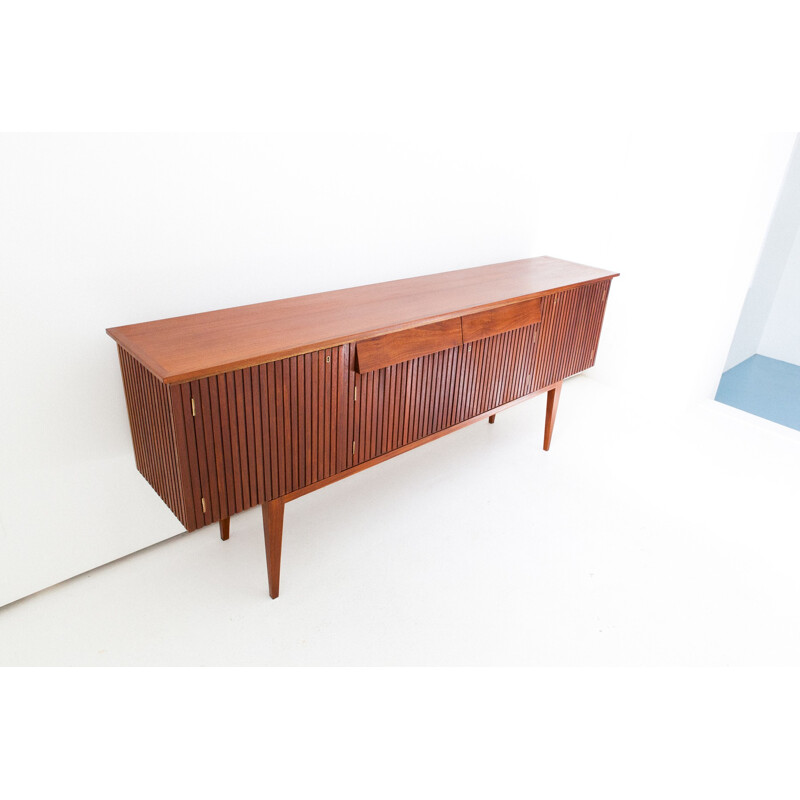 Italian vintage mahogany sideboard - 1950s