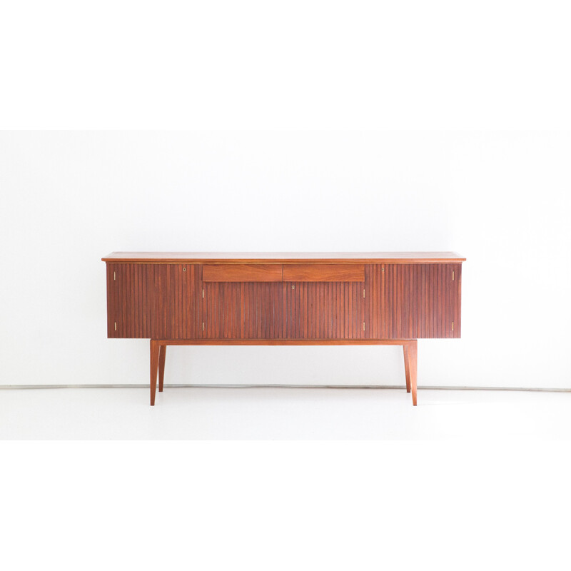 Italian vintage mahogany sideboard - 1950s