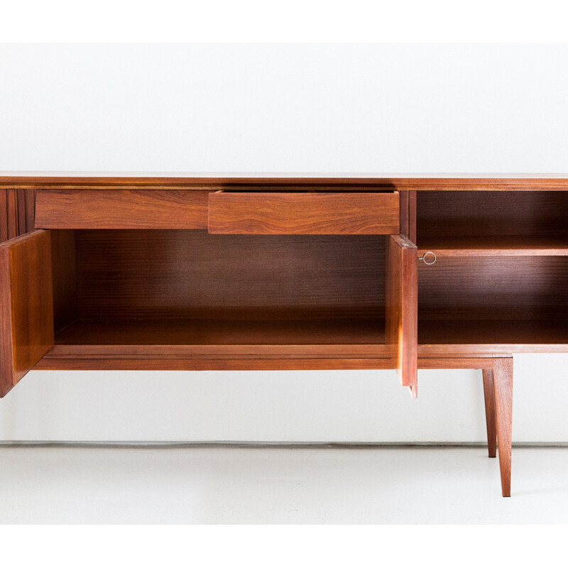 Italian vintage mahogany sideboard - 1950s