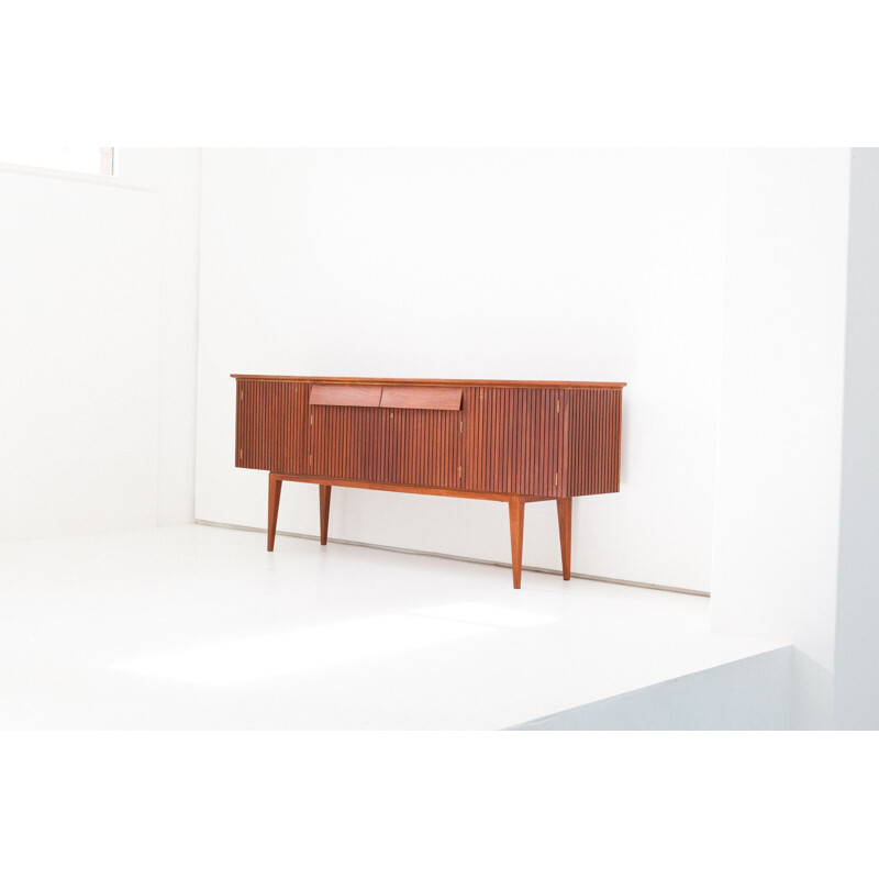 Italian vintage mahogany sideboard - 1950s