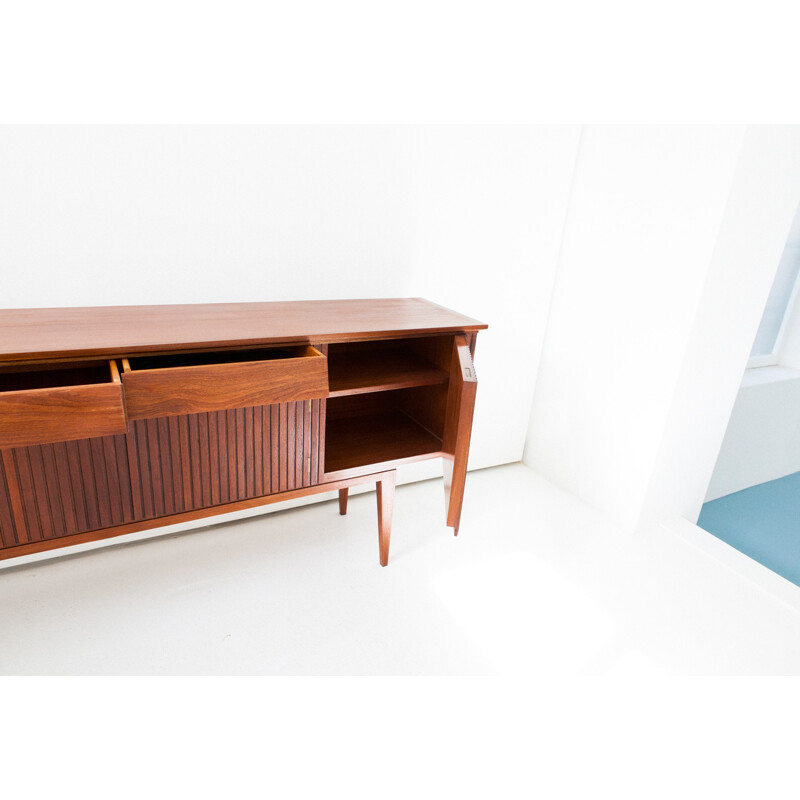 Italian vintage mahogany sideboard - 1950s