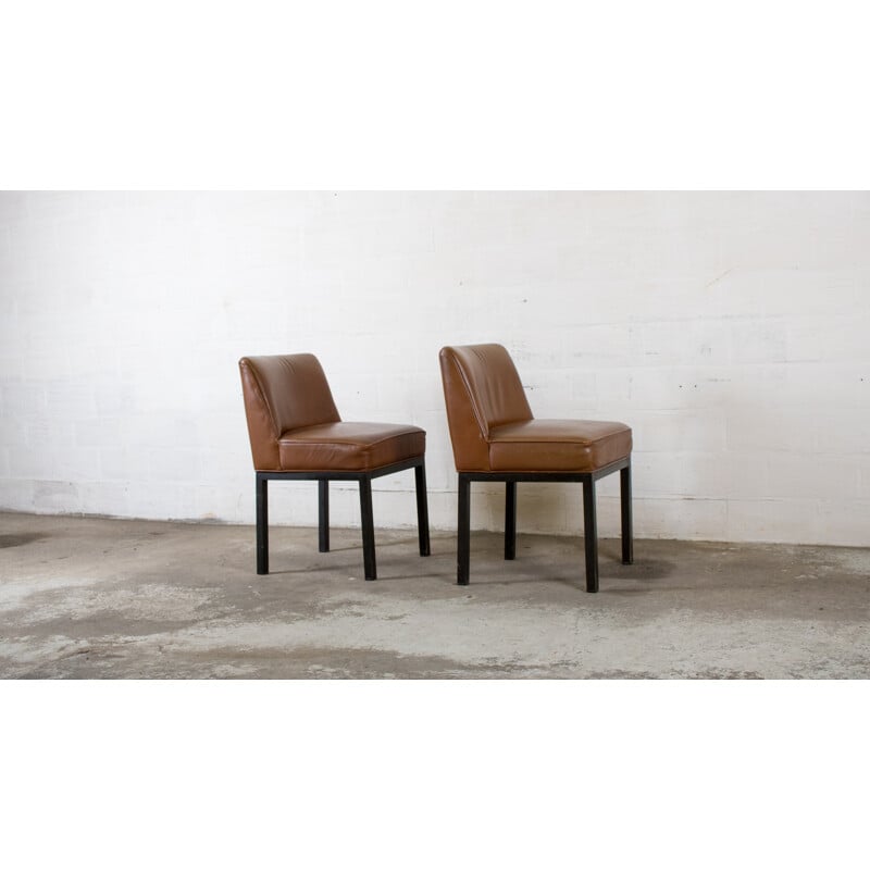 Pair of Louise armchairs by Jules Wabbes - 1960s