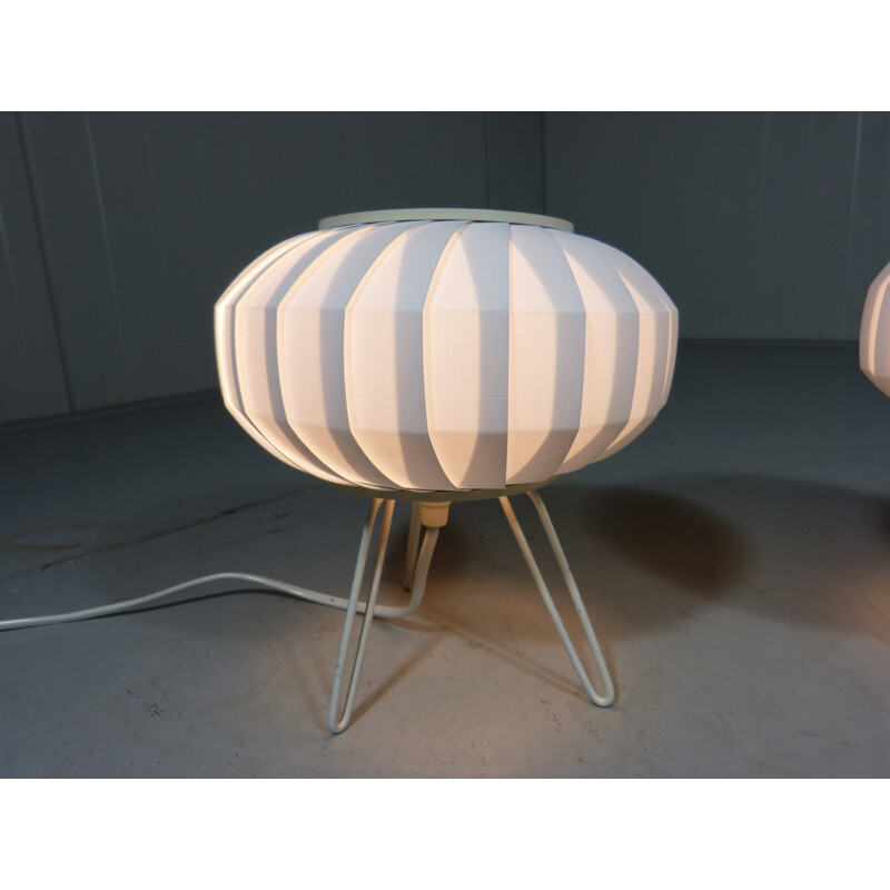 Pair of Ufo table lamps - 1950s