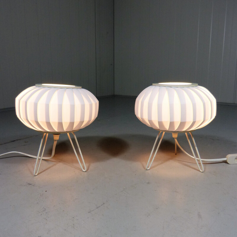 Paire de lampes de table Ufo - 1950