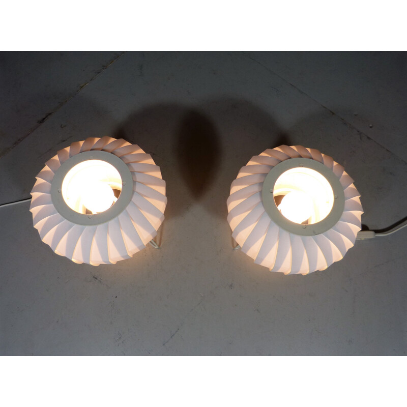 Pair of Ufo table lamps - 1950s