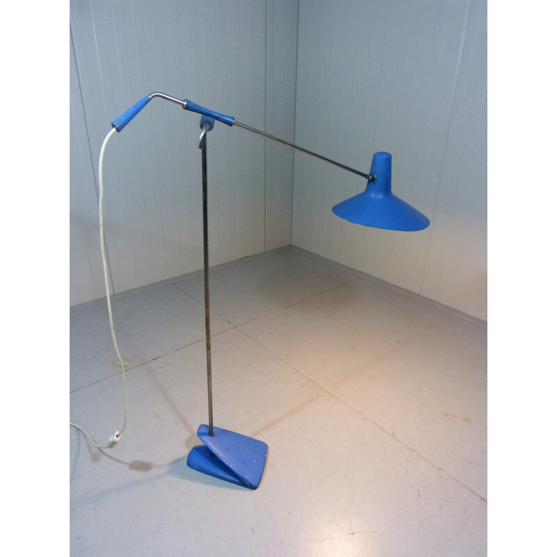 Lampadaire vintage bleu - 1950