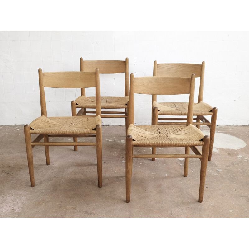 Set of 4 chairs CH36 by Hans Wegner for Carl Hansen & Søn - 1970s