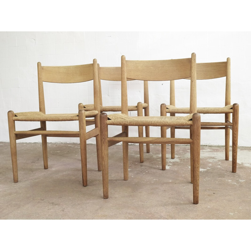 Set of 4 chairs CH36 by Hans Wegner for Carl Hansen & Søn - 1970s