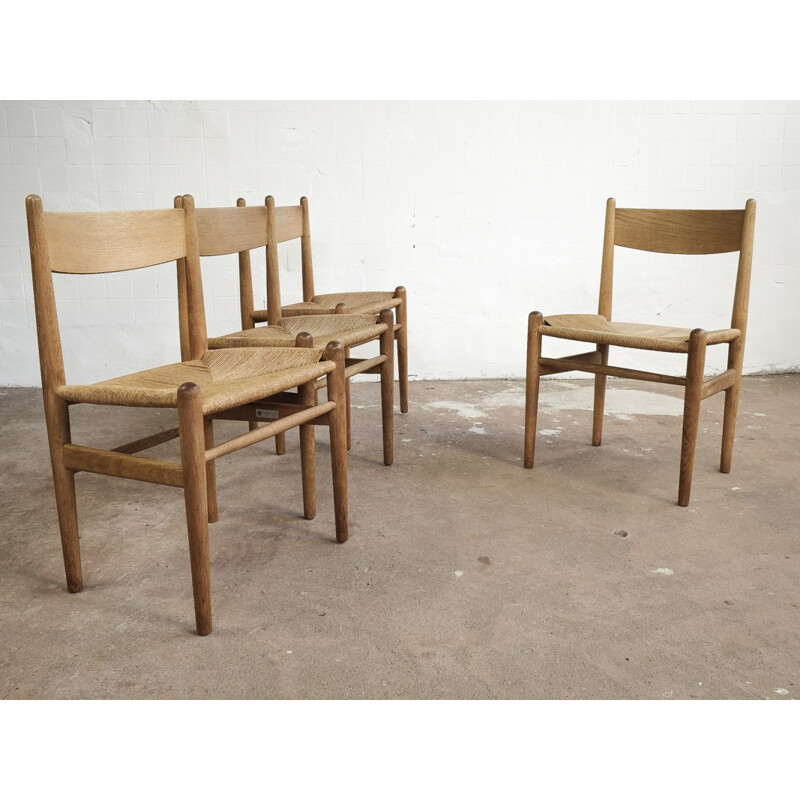 Set of 4 chairs CH36 by Hans Wegner for Carl Hansen & Søn - 1970s