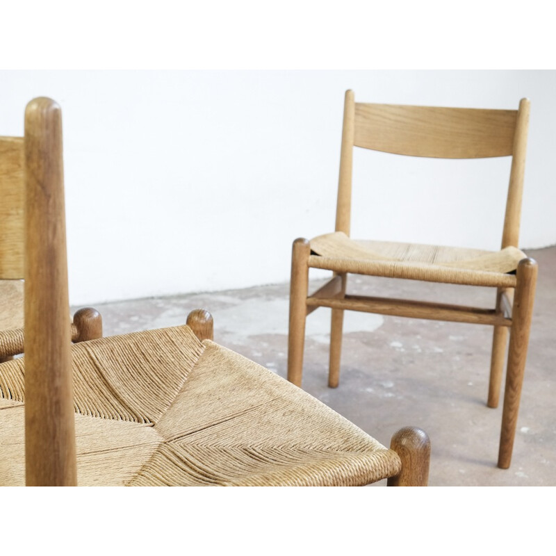 Set of 4 chairs CH36 by Hans Wegner for Carl Hansen & Søn - 1970s