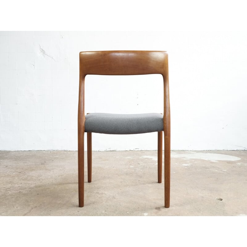 Set of 6 chairs in teak by Niels O. Møller - 1960s