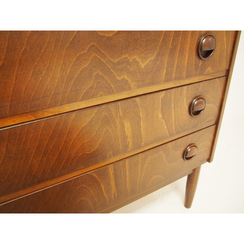 Vintage walnut chest of drawers by Kai Kristiansen chest - 1960s