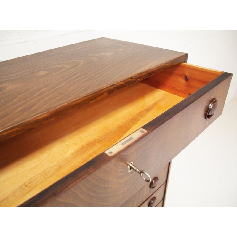 Vintage walnut chest of drawers by Kai Kristiansen chest - 1960s