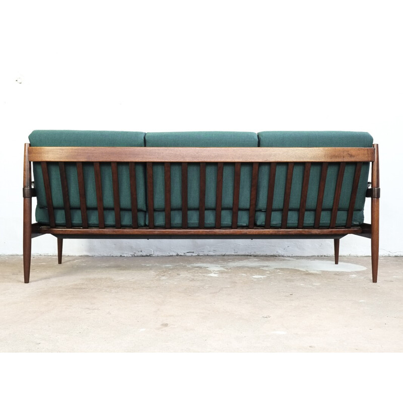 Vintage seating group in wallnut by Beka Design - 1960s