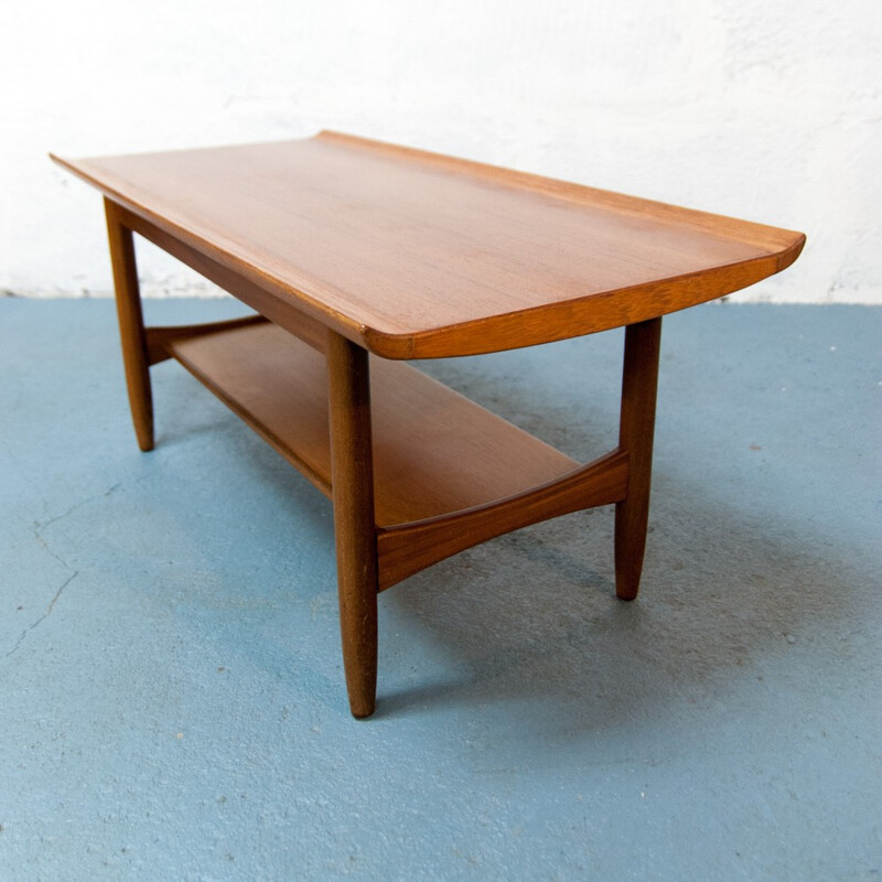 Vintage Scandinavian Coffee Table White & Newton - 1960s