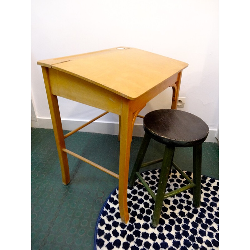 Vintage children's office desk by Baumann - 1950s