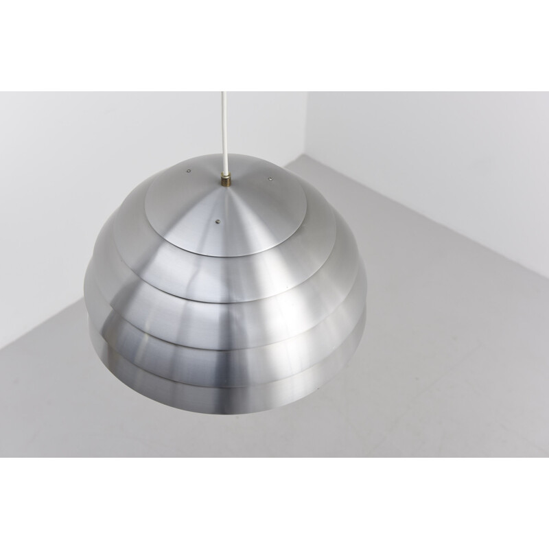 Vintage grey lacquered shade pendant by Hans Agne Jakobsson - 1960s