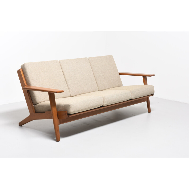 GE-290 3-seat sofa in teak by Hans J. Wegner for Getama - 1950s